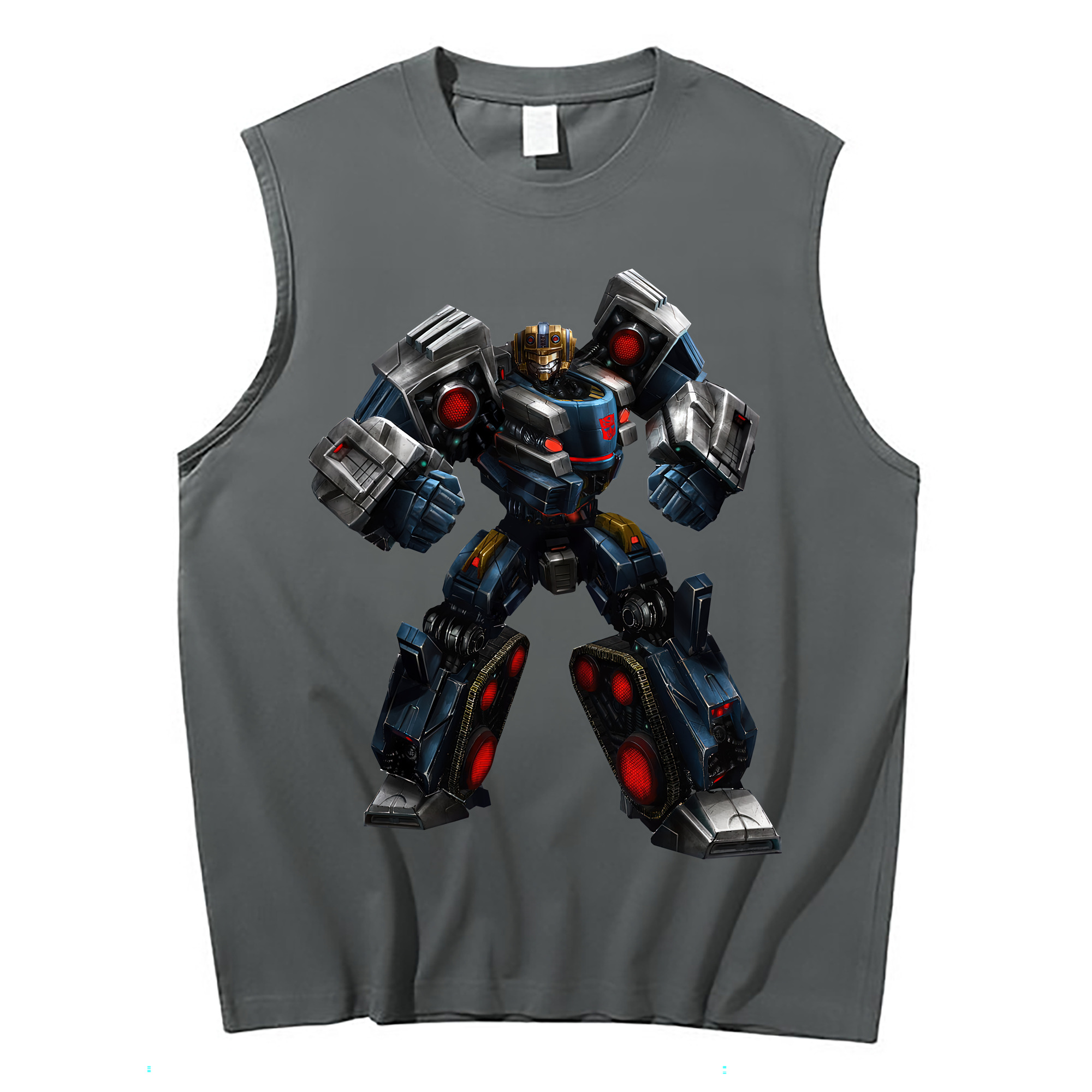 （画像用） Transformers トランスフォーマー コットン100％タンクトップ（フロントプリント）